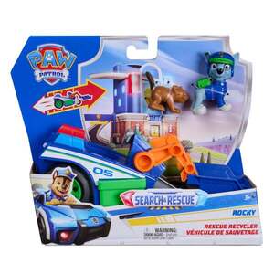 Imagine Set de joaca vehicul si figurine, Paw Patrol, Search and Rescue Recycler, Rocky, 20156333