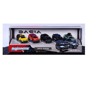 Imagine Set 5 masinute din metal, Majorette, Dacia Duster, 1: 64