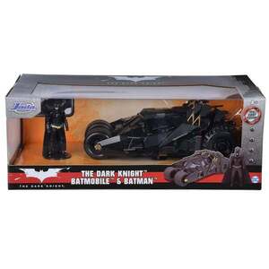 Imagine Masina din metal si figurina, Jada, Batman si Batmobil The Dark Night, 1: 24