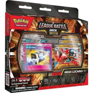 Imagine Set carti de joc, Pokemon TCG, Mega Lucario Ex League Battle Deck