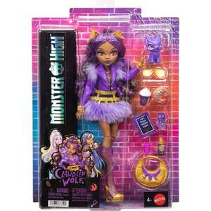 Imagine Papusa cu accesorii Monster High, Clawdeen Wolf, JHK30
