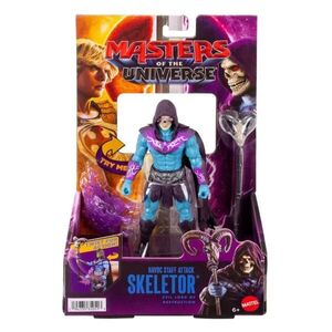 Imagine Figurina cu accesorii, Masters Of The Universe, Havoc Staff Attack Skeletor, 14 cm, JKJ00