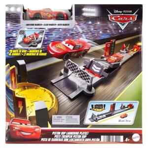 Imagine Set de joaca cu masinuta Disney Cars, Piston Cup Jump and Stunt Runway, JDJ02