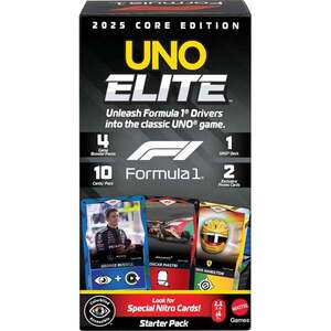 Imagine Joc de societate, Uno, 2025 Core Edition Starter Pack, Elite F1, JLV42