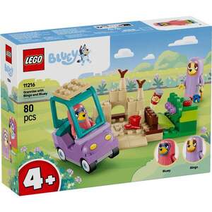 Imagine LEGO® Bluey - Bingo si Blue se joaca de-a bunicutele (11216)