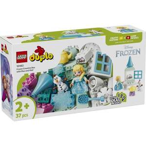 Imagine LEGO® DUPLO - Cutie creativa cu Elsa si Olaf din Regatul de gheata (10462)
