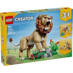 Imagine LEGO® Creator - Animale Salbatice: Leu maiestuos (31386)