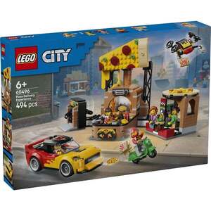 Imagine LEGO® City - Experienta livrarii de pizza cu vehicule (60496)