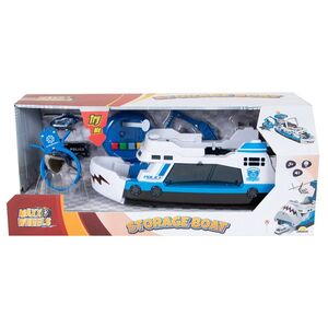 Imagine Set de joaca cu vehicul de interventie pe mare, Maxx Wheels, Police