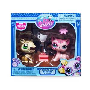 Imagine Set 2 figurine cu accesorii, Littlest Pet Shop, Holiday Pet Pairs, S4