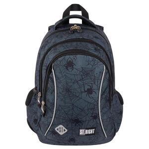 Imagine Ghiozdan cu 3 compartimente, St Majewski, St.Right Spider Web, 39 cm