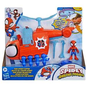 Imagine Figurina cu elicopter, Spidey And His Amazing Friends, Team Spidey Copter, G1969
