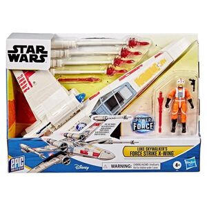 Imagine Set figurina si avion, Star Wars, Luke Skywalker, Force Strike X-Wing, G0768