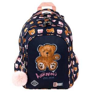 Imagine Ghiozdan cu 4 compartimente, St Majewski, St.Right Teddy Bear, 40 x 28 x 18 cm