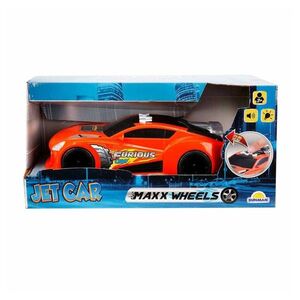 Imagine Masinuta cu sunete si lumini, Jet Car, Maxx Wheels, Portocaliu