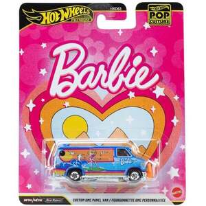 Imagine Masina metalica, Hot Wheels Premium, Pop Culture, Barbie, Custom GMC Panel Van, JHW98