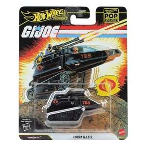 Imagine Vehicul de lupta din metal, Hot Wheels Premium, Pop Culture, GI JOE, Cobra HISS, JHW83