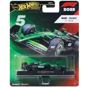 Imagine Masinuta metalica de curse, Hot Wheels, Kick Sauber 2025, Formula 1 Team 5, JKD89