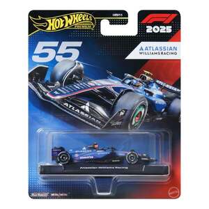 Imagine Masinuta metalica de curse, Hot Wheels, Atlassian Williams Racing 2025, Formula 1 Team 55, JKD85