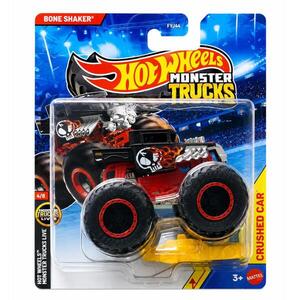 Imagine Masinuta Hot Wheels, Monster Truck, Crushed Car, Bone Shaker, JKJ93