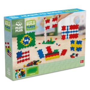 Imagine Set de constructie, Plus-Plus, 700 piese, Steaguri