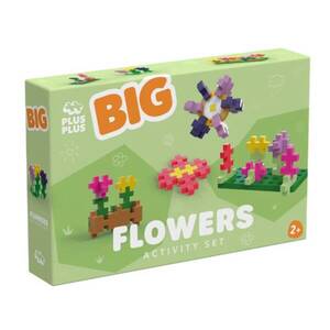 Imagine Set de constructie, Plus-Plus, 40 piese mari, Flori