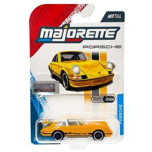 Imagine Masina metalica, Majorette, Porsche 911 Carrera RS 2.7, 1: 64, Galben