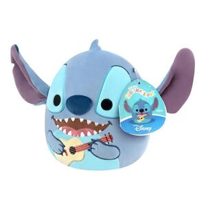 Imagine Jucarie de plus, Squishmallows, Disney Stitch cu chitara, 20 cm