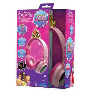 Imagine Casti audio pliabile cu fir si Bluetooth, Lexibook, Disney Princess 3D