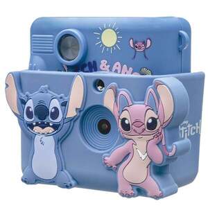 Imagine Camera foto instant cu husa din silicon, Lexibook, Starcam, Disney Stitch