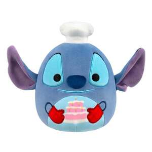 Imagine Jucarie de plus, Squishmallows, Disney Stitch bucatar cu tort, 17 cm