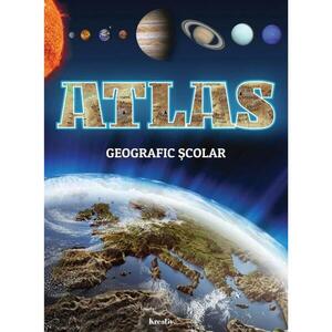 Imagine Atlas geografic scolar, Kreativ, Pamant, Europa si Romania