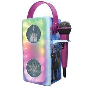 Imagine Boxa wireless cu microfon si lumini, Lexibook, Disney Frozen