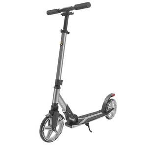 Imagine Trotineta pliabila cu suspensie, cric si lumina de frana pe spate, Kick'n Roll, Lamborghini L2-200, Gri