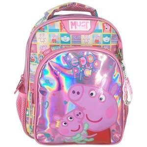 Imagine Ghiozdan cu 2 compartimente, Diakakis, Must Team, Peppa Pig, Smile Play Jump