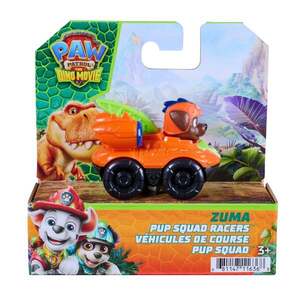 Imagine Mini vehicul cu figurina, Paw Patrol the Dino Movie, Pup Squad Racers, Zuma, 20157136
