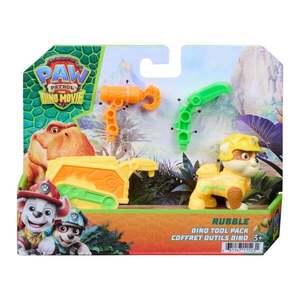 Imagine Figurina cu accesorii, Paw Patrol the Dino Movie, Rubble, 20157004