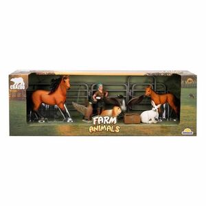 Imagine Set figurine, Crazoo, Animale de la ferma, Iepure Alb