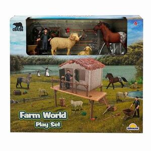 Imagine Set figurine, Crazoo, Animale de la ferma, Berbec, Miel si Cal