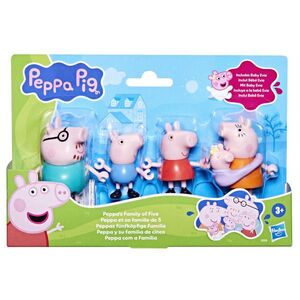 Imagine Set de joaca cu 5 figurine Peppa Pig, Peppas Family, G0506