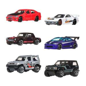 Imagine Set 6 masini, Hot Wheels, Silver Series, Street of Japan, 1: 64, JLB23