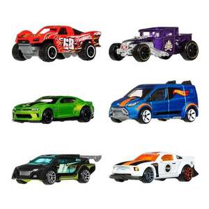 Imagine Set 6 masini, Hot Wheels, Silver Series, Legends, 1: 64, JLB24