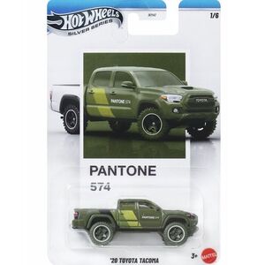 Imagine Masina metalica, Hot Wheels, Silver Series, Pantone 574, ’20 Toyota Tacoma, JKY57