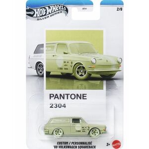 Imagine Masina metalica, Hot Wheels, Silver Series, Pantone 2304, 69 Volkswagen Squareback, JKY60