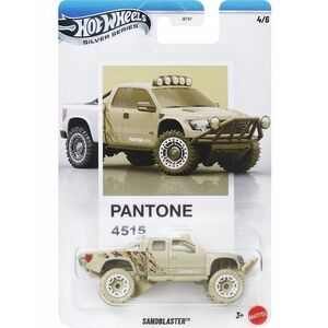 Imagine Masina metalica, Hot Wheels, Silver Series, Pantone 4515, Sandblaster, JKY64