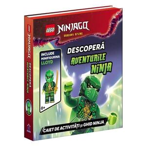 Imagine Caiet de activitati si ghid Ninja, Lego Ninjago, Descopera aventurile ninja