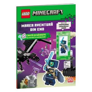 Imagine Activitati cu abtibilduri, Lego Minecraft, Marea aventura din End