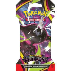 Imagine Set carti de joc, Pokemon TCG, Mega Evolution, Pitch Black, Sleeved Booster