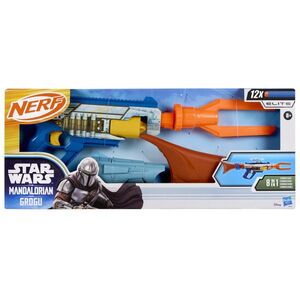 Imagine Blaster cu 12 sageti din spuma, Nerf, The Mandalorian and Grogu, G3237