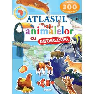 Imagine Atlasul animalelor cu abtibilduri